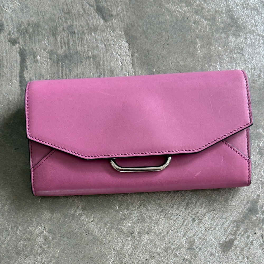 Isabel Marant Lesno Wallet in Pink